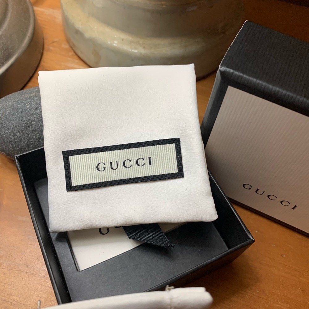 Gucci Love Britt Heart sterling earrings